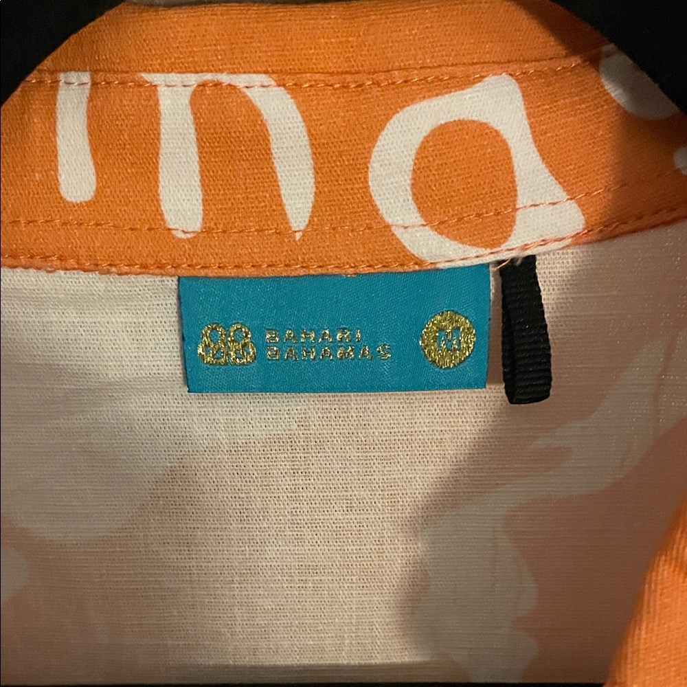 Bahamas Tropical Map Shirt in 100% Cotton - Picture 5 of 6